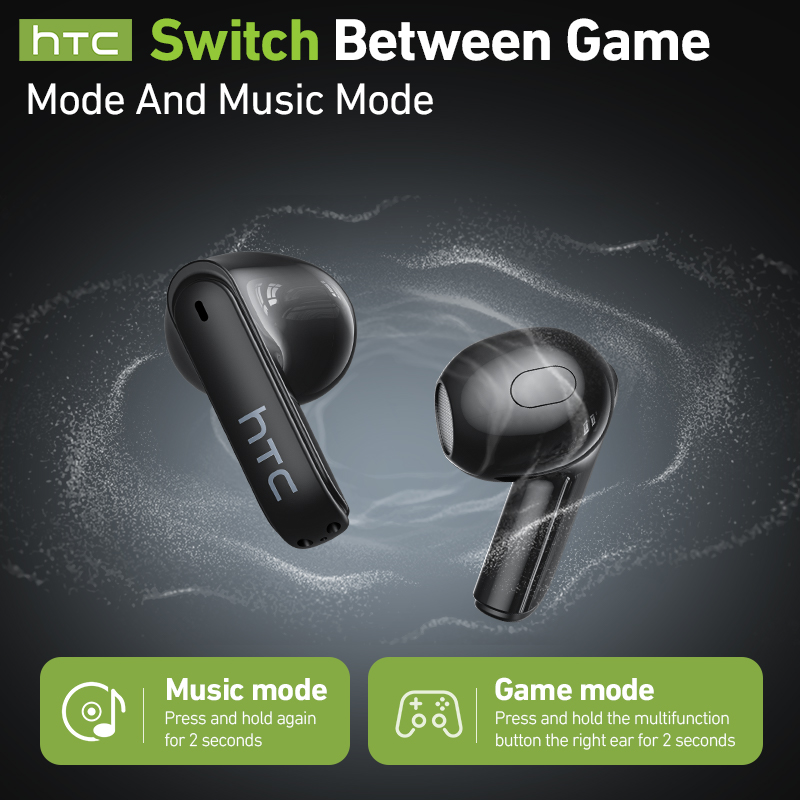 HTC Gaming Bluetooth Headphone - đánh giá và giá Earphones