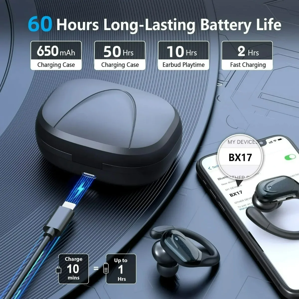 2027 New QCY Wireless Earbuds  - đánh giá và giá Phone Cases